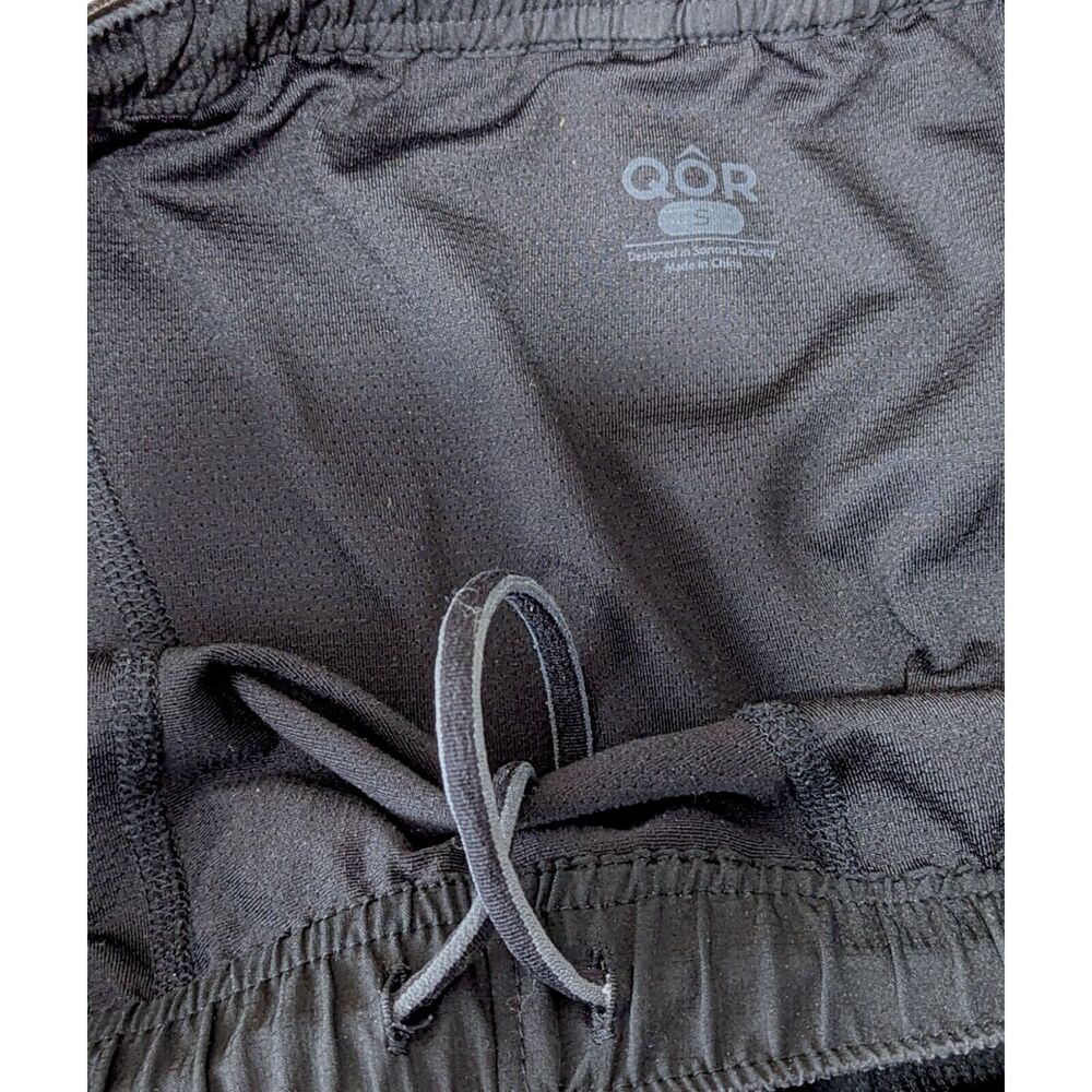 QOR Shorts Men's Size Small Elastic Waist Black Flawed - Picture 5 of 9